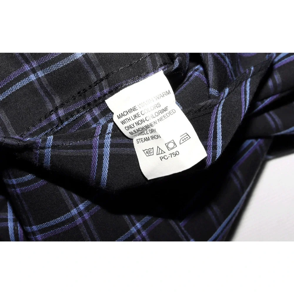 J. Garcia Men's‎ Long Sleeve Button Front Flip Cuff Shirt Size Medium